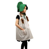 LITTLE HOUSE ON THE PRARIE DOLL OUTFIT AND MATCHING GIRL APRON AND BONNET