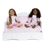 TREASURED DOLL DAYBED WITH PULLOUT TRUNDLE